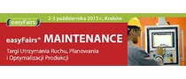 Logotyp targów: Targi Utrzymania Ruchu, Planowania i Optymalizacji Produkcji MAINTEANCE 2013 