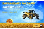 Logotyp targów: XX Międzynarodowe Targi Techniki Rolniczej AGROTECH