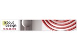 Logotyp targów: ABOUT DESIGN 4. Targi Designu & Aranżacji Wnętrz