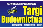 Logotyp targów: Targi Budownictwa, Wyposażenia Wnętrz i Ogrodów EXPO DOM oraz Targi Nieruchomości