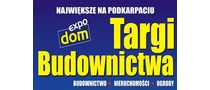 Logotyp targów: Targi Budownictwa, Wyposażenia Wnętrz i Ogrodów EXPO DOM oraz Targi Nieruchomości