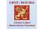 Logotyp targów: GRYF-BUD 2016 - Targi Budownictwa i Instalacji