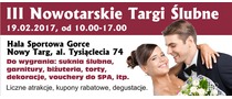 Logotyp targów: NOWOTARSKIE TARGI ŚLUBNE 2017