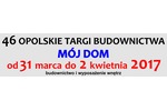 Logotyp targów: MÓJ DOM 2017 - Opolskie Targi Budownictwa 