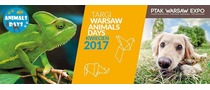 Logotyp targów: WARSAW ANIMALS DAYS 2017