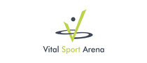 Logotyp targów: Vital Sport Arena za Strefą Zdrowia