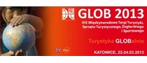 Logotyp targów: XIX Międzynarodowe Targi Turystyki GLOB 2013