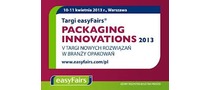 Logotyp targów:  PACKAGING INNOVATIONS WARSZAWA 2013