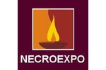 Logotyp targów:  V Międzynarodowe Targi Branży Pogrzebowej i Cmentarnej NECROEXPO
